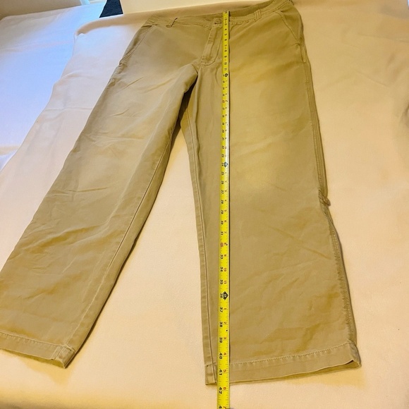 Free People Cleo Washed Chino Antelope Pants Baggy Cargo Adjustable Hem - Picture 10 of 16